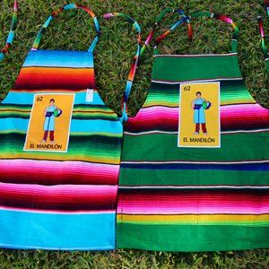 Mexican Sarape El Mandilon 1 Apron Mandilon mandil